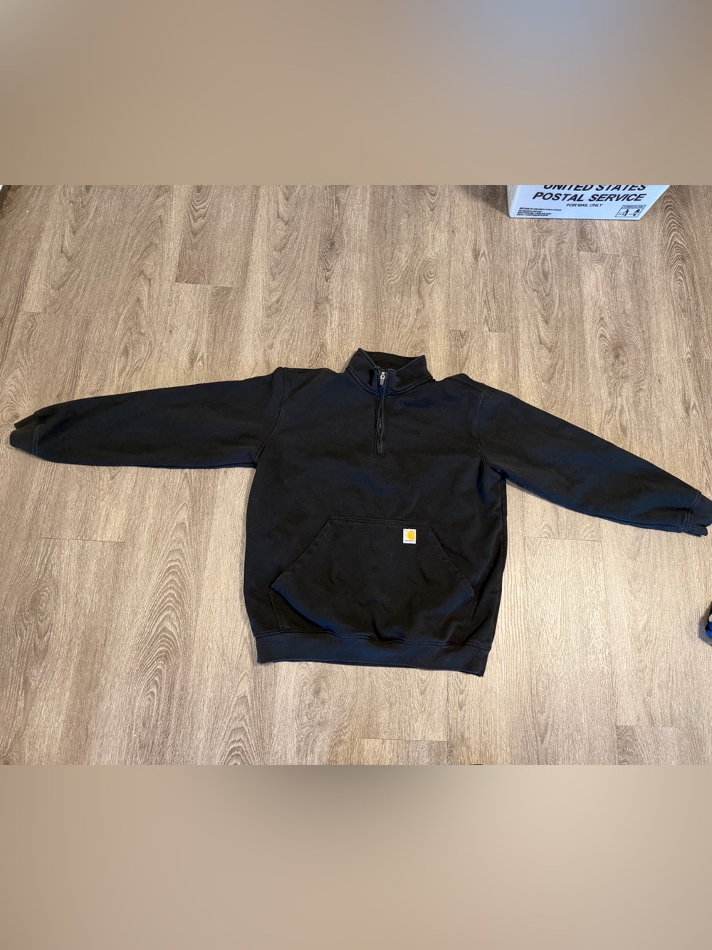 Carhartt Mens Rain Defender Loose Fit Heavyweight Quarter-Zip Sweatshirt Size L